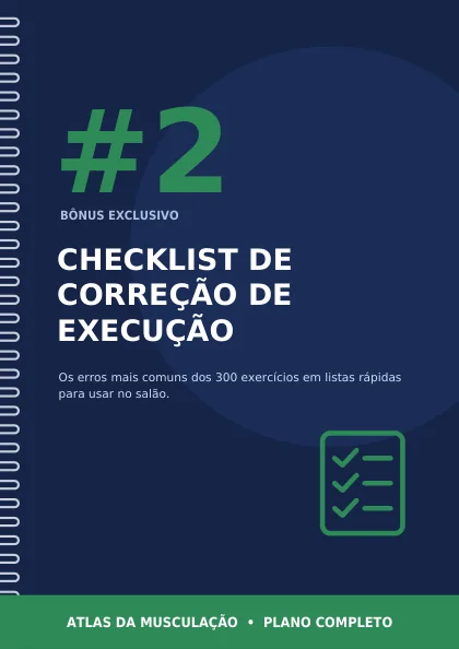 Capa do Bônus 02: Checklist de correção de execução